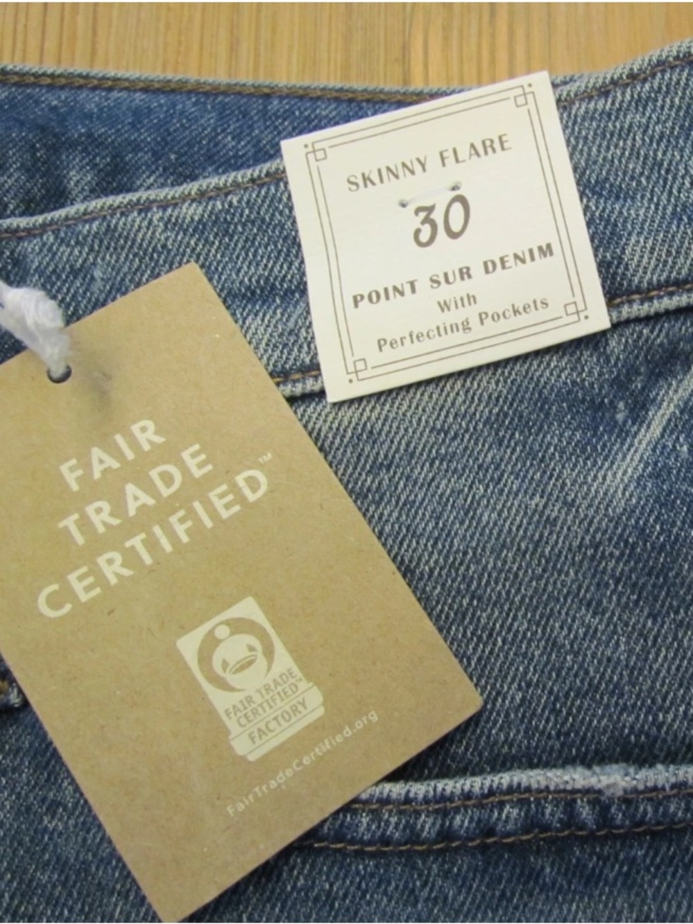 NWT Point Sur for J.Crew Women's Size 30 Skinny Flare Jean Style - Picture 5 of 5